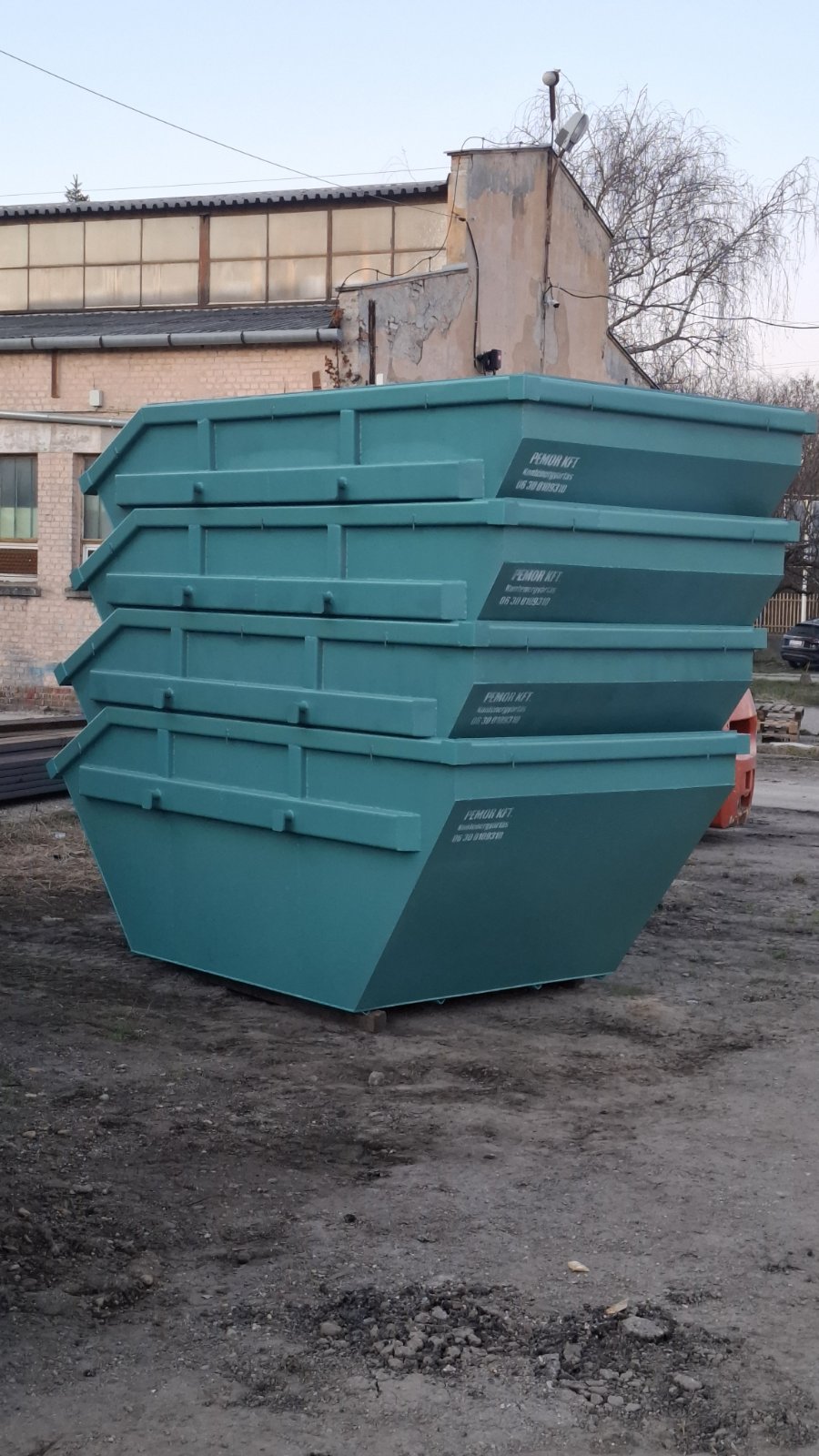 PEMOR saját gyártású láncos acél konténer – 10. kép